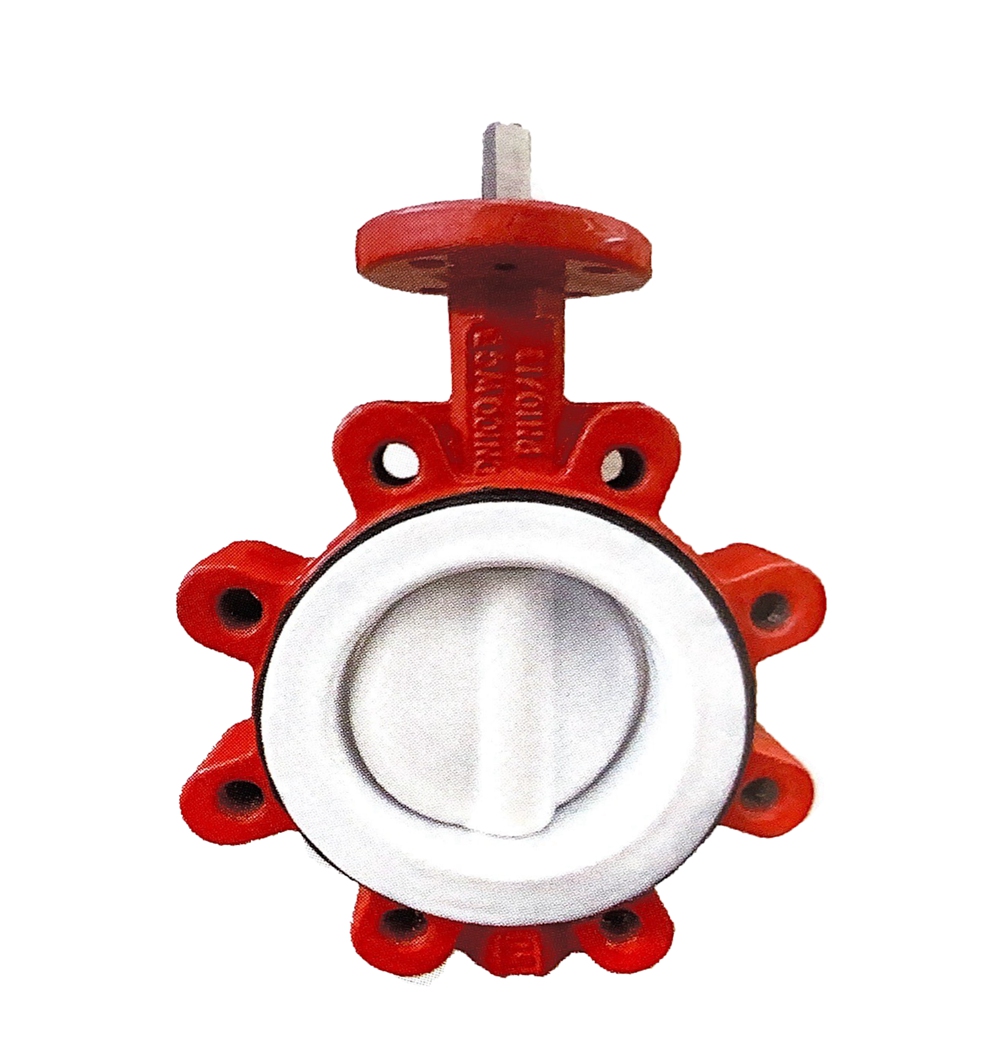 船用凸耳式全衬氟蝶阀